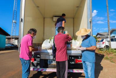 Ceagro e Fundação Banco do Brasil doam mais de 15 toneladas de alimentos em Laranjeiras do Sul 